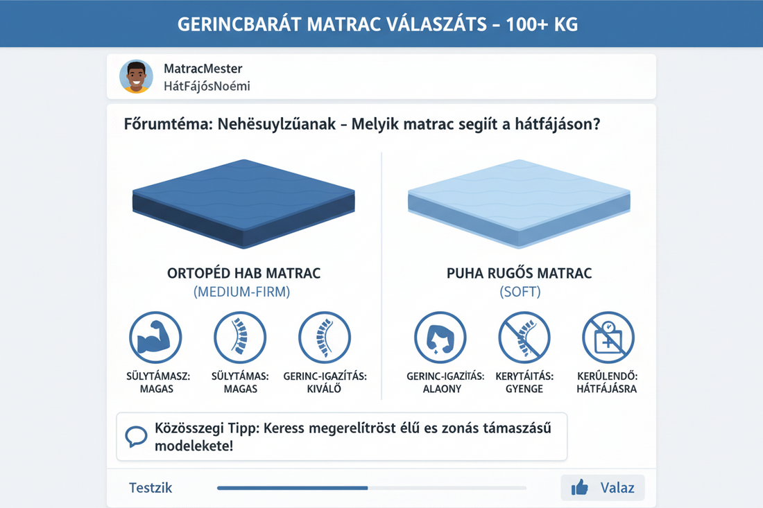 Milyen matrac való derékfájásra 100 kg felett? Szakértői útmutató a megfelelő választáshoz