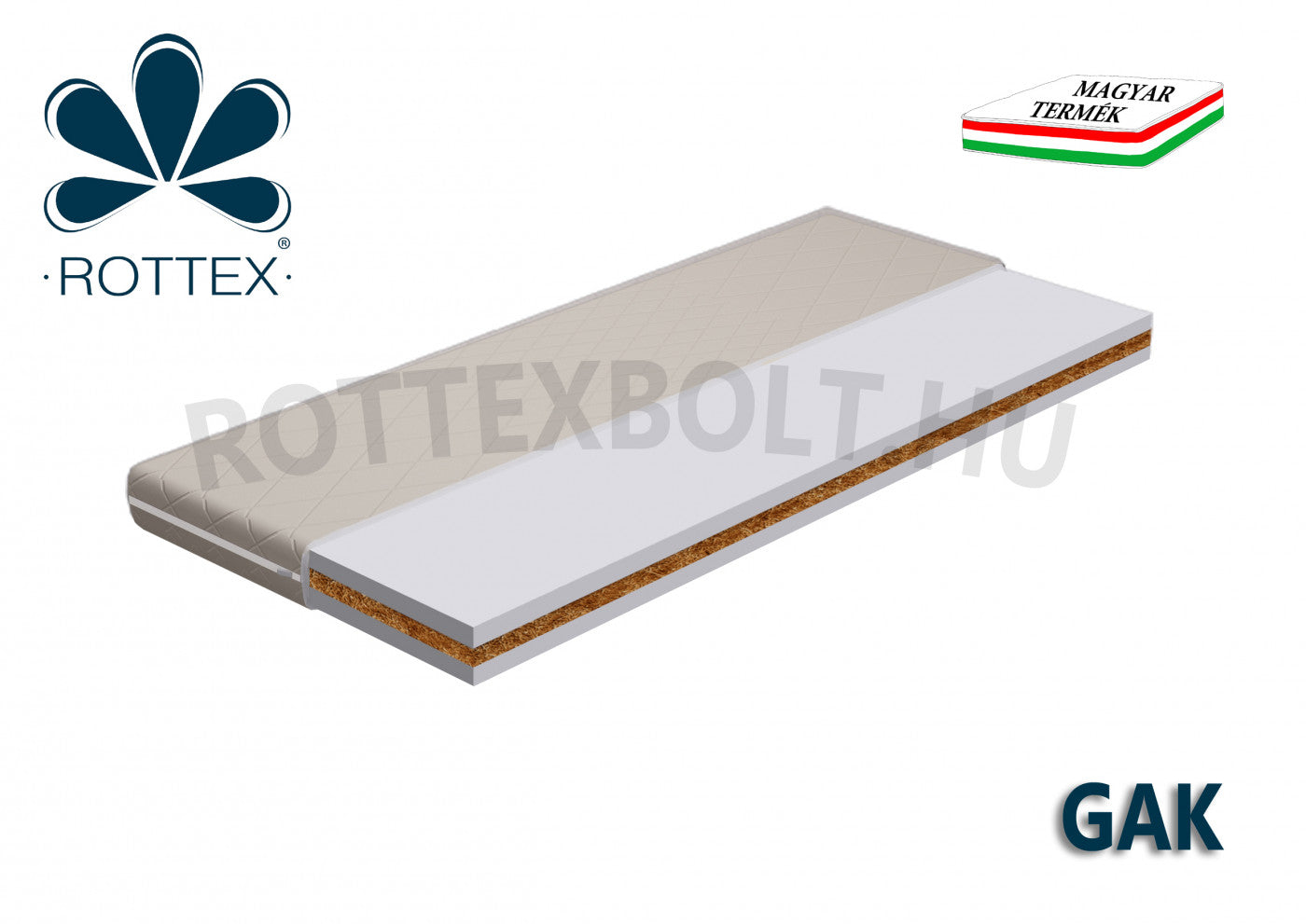 Rottex GAK (kókusz, aircell hab gyerek matrac)