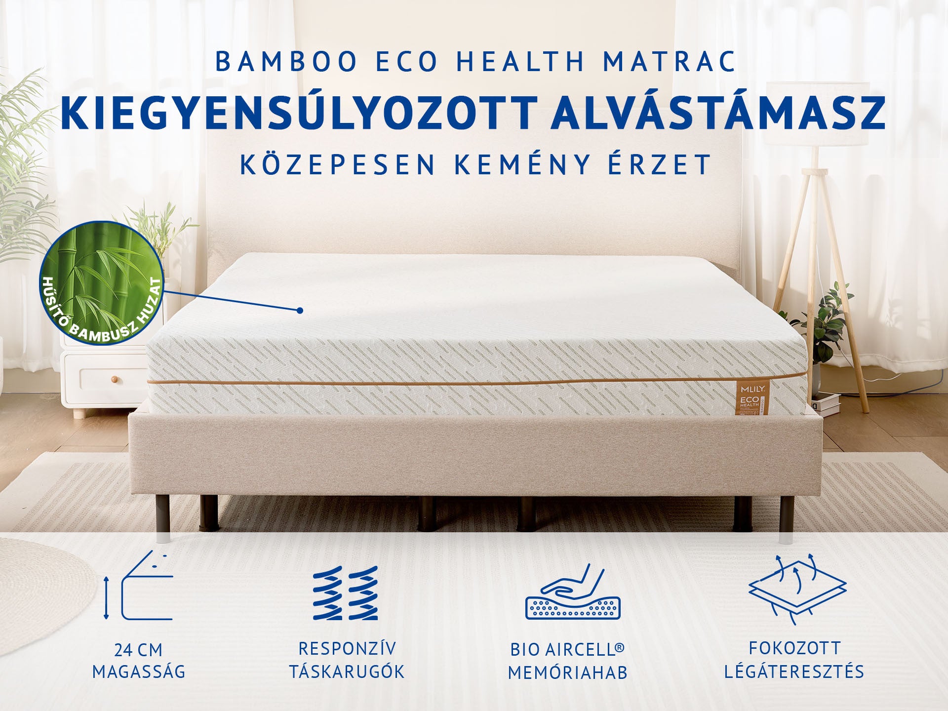 Mlily Bamboo Eco Health matrac